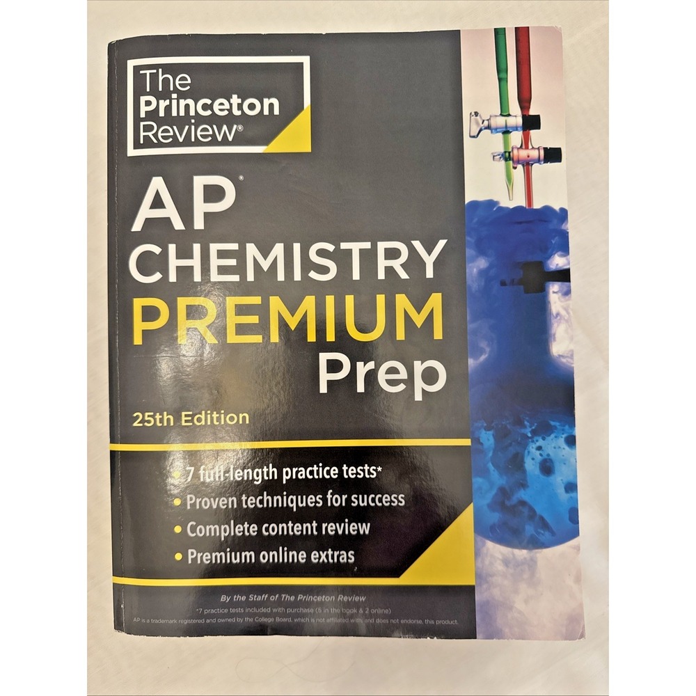 New Princeton Review AP Chemistry‎ Premium Prep 25th Edition 7 Practice Tests